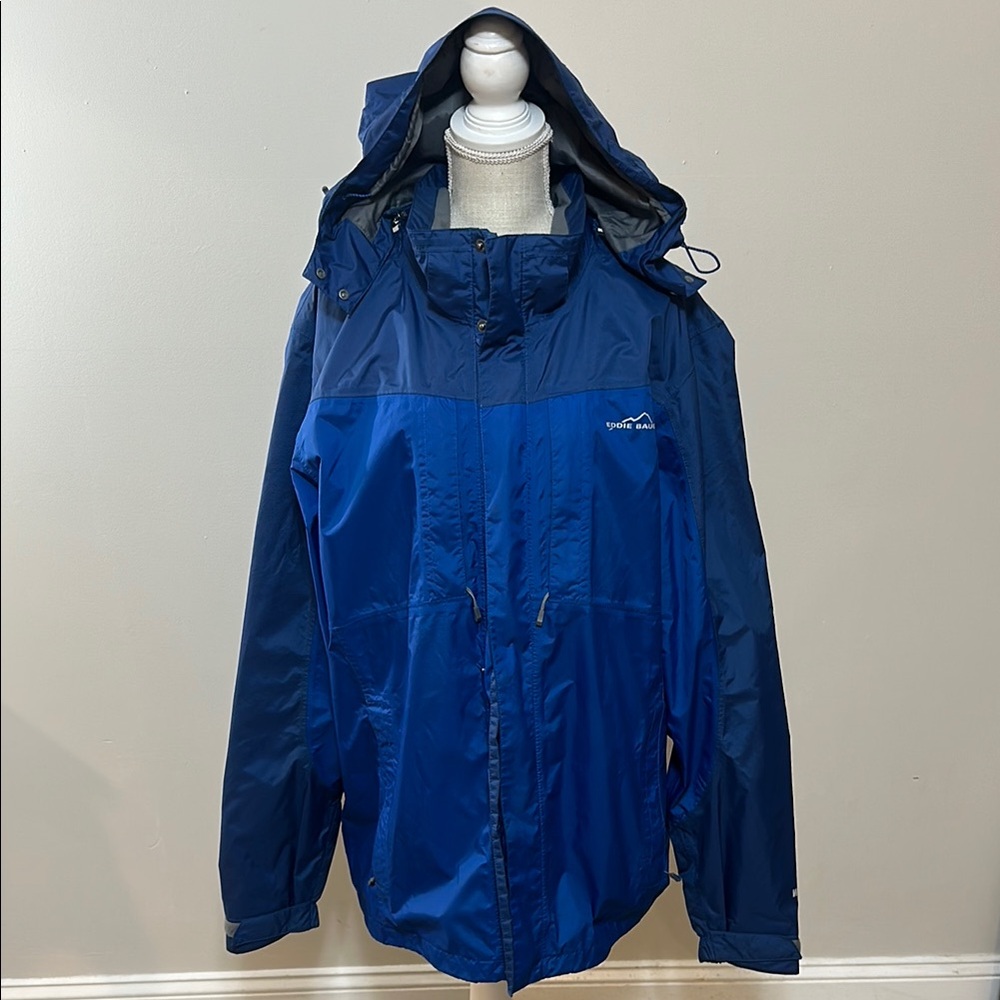 Eddie‎ Bauer Weather Edge Blue Men's Raincoat